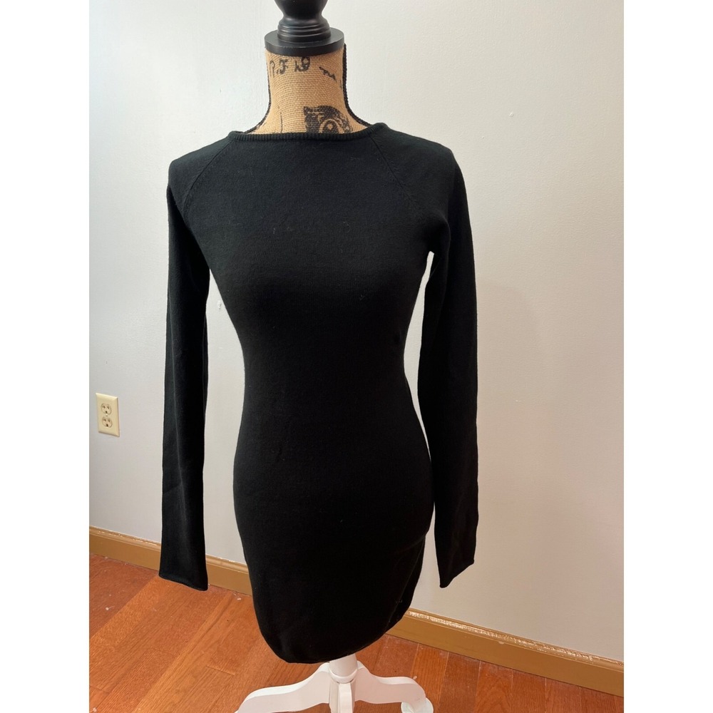 Cotton Candy LA Womens Little Black Dress Ties at Neck Sofia Style Size Large NW